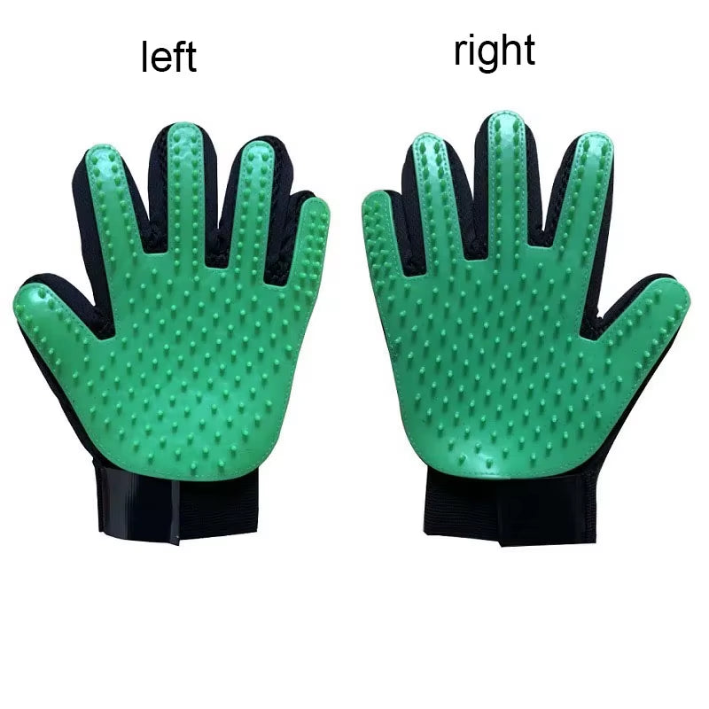 Fellpflege-Handschuh – Grün · Paar