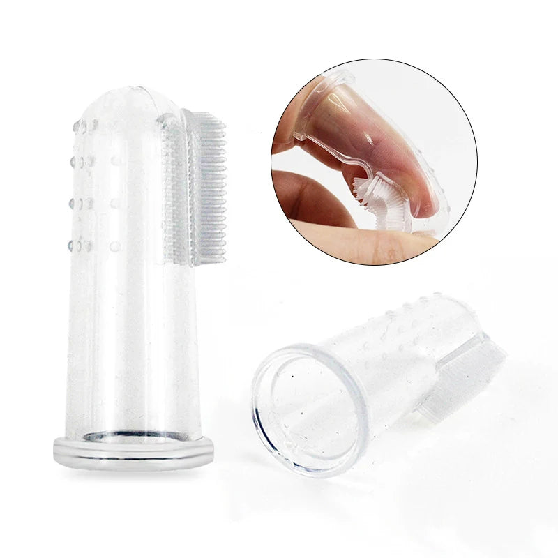 Fingerzahnbürste aus Silikon – Bild 3