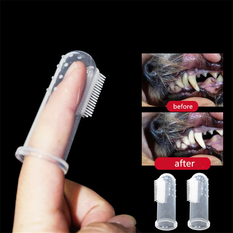 Fingerzahnbürste aus Silikon – Bild 1
