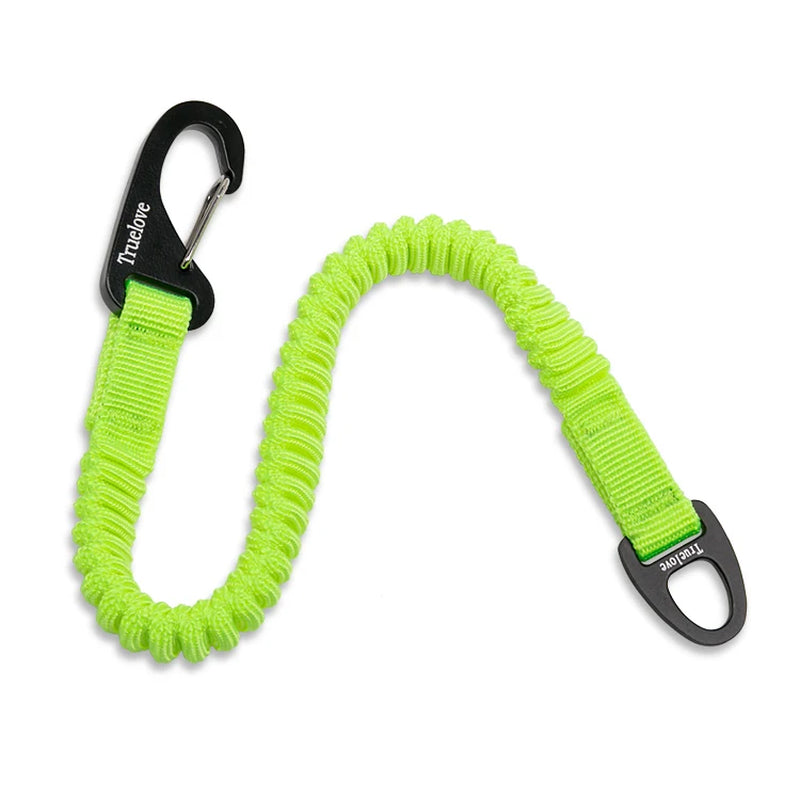 Bungee-Kurzführleine – Neongelb · großer Karabiner