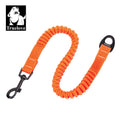 Bungee-Kurzführleine – Orange · Karabinerhaken